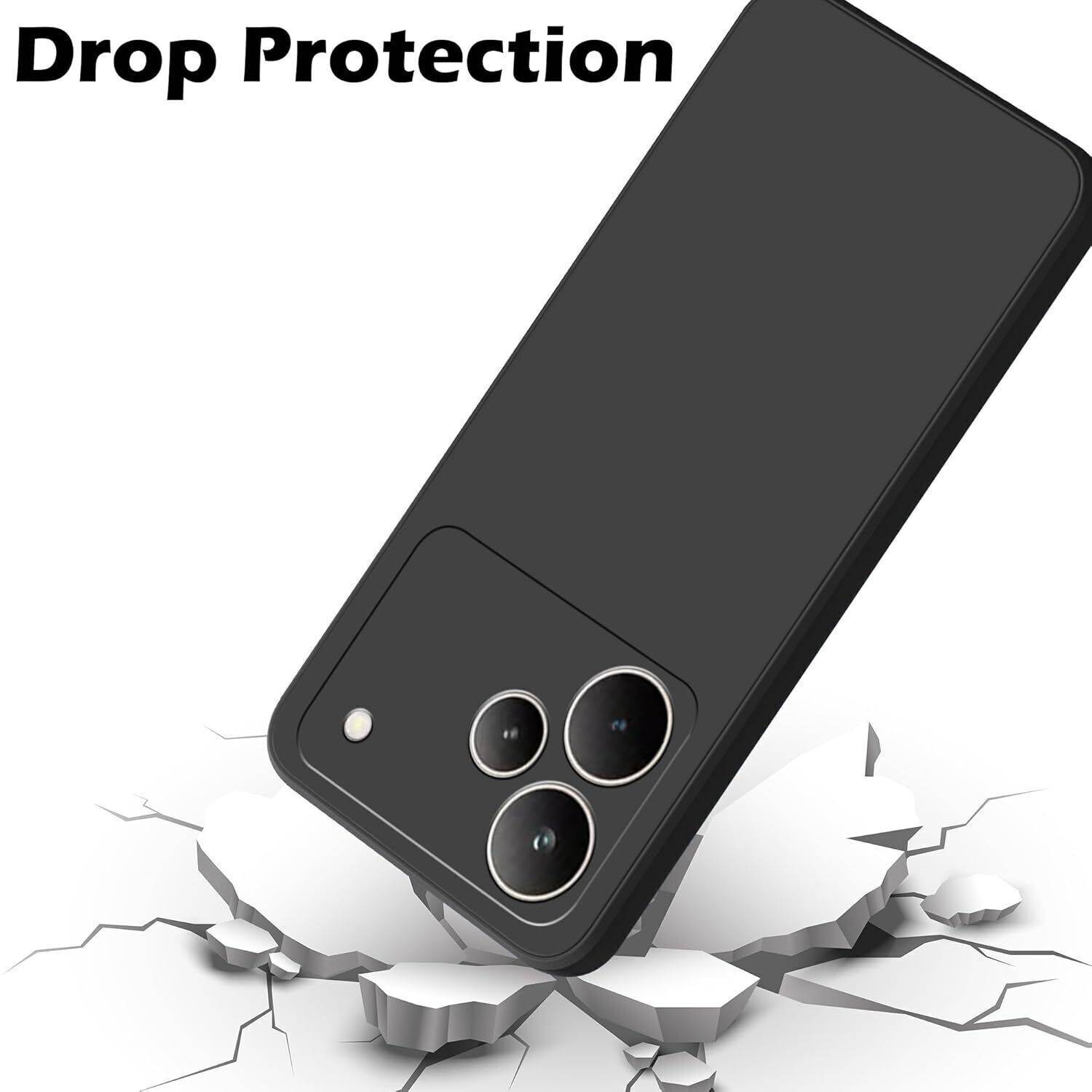 NEXZONE Back Cover for REALME P4, Black - Image 3