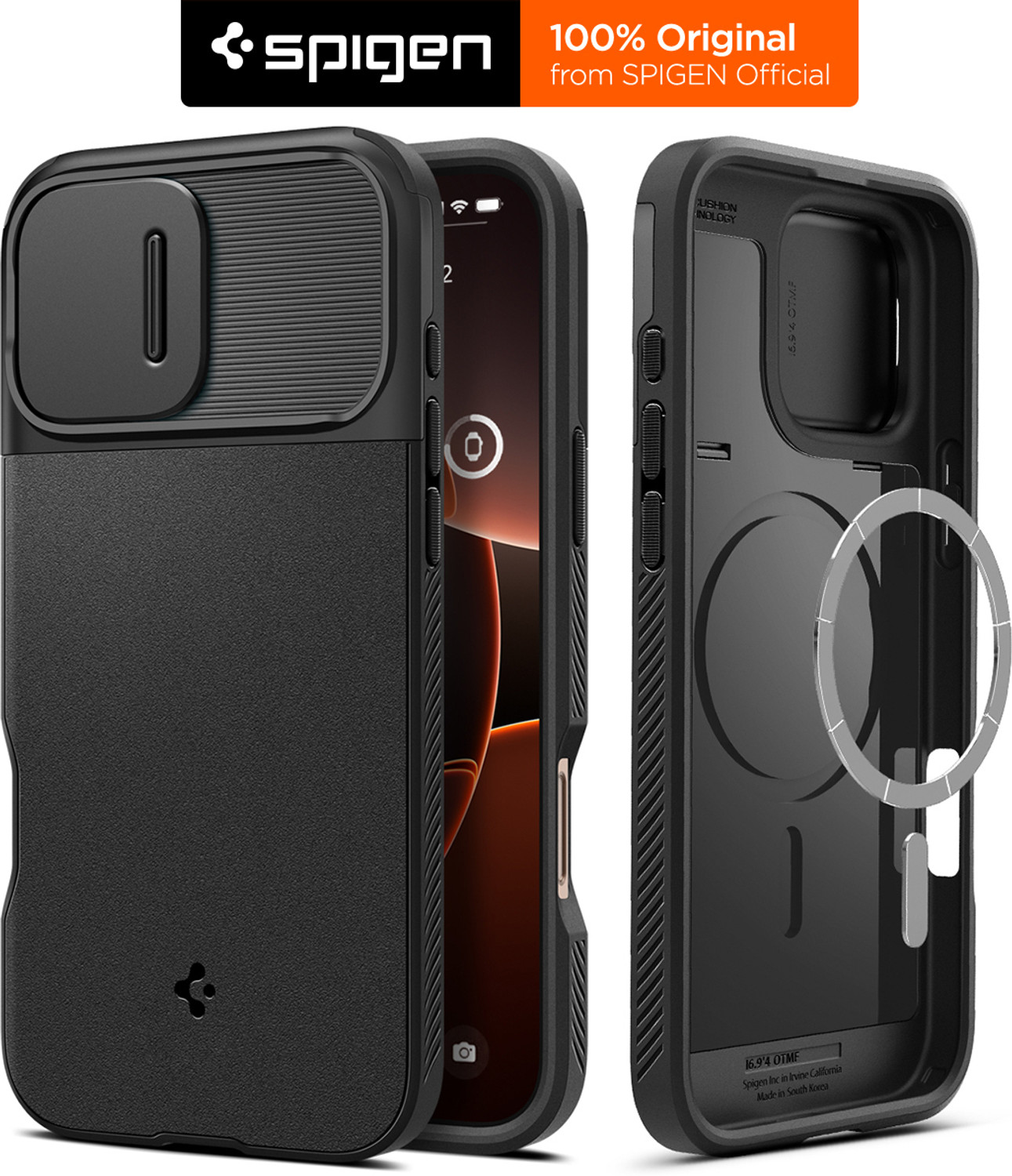 Image of Spigen Optik Armor MagFit Back Cover for iPhone 16 Pro Max
