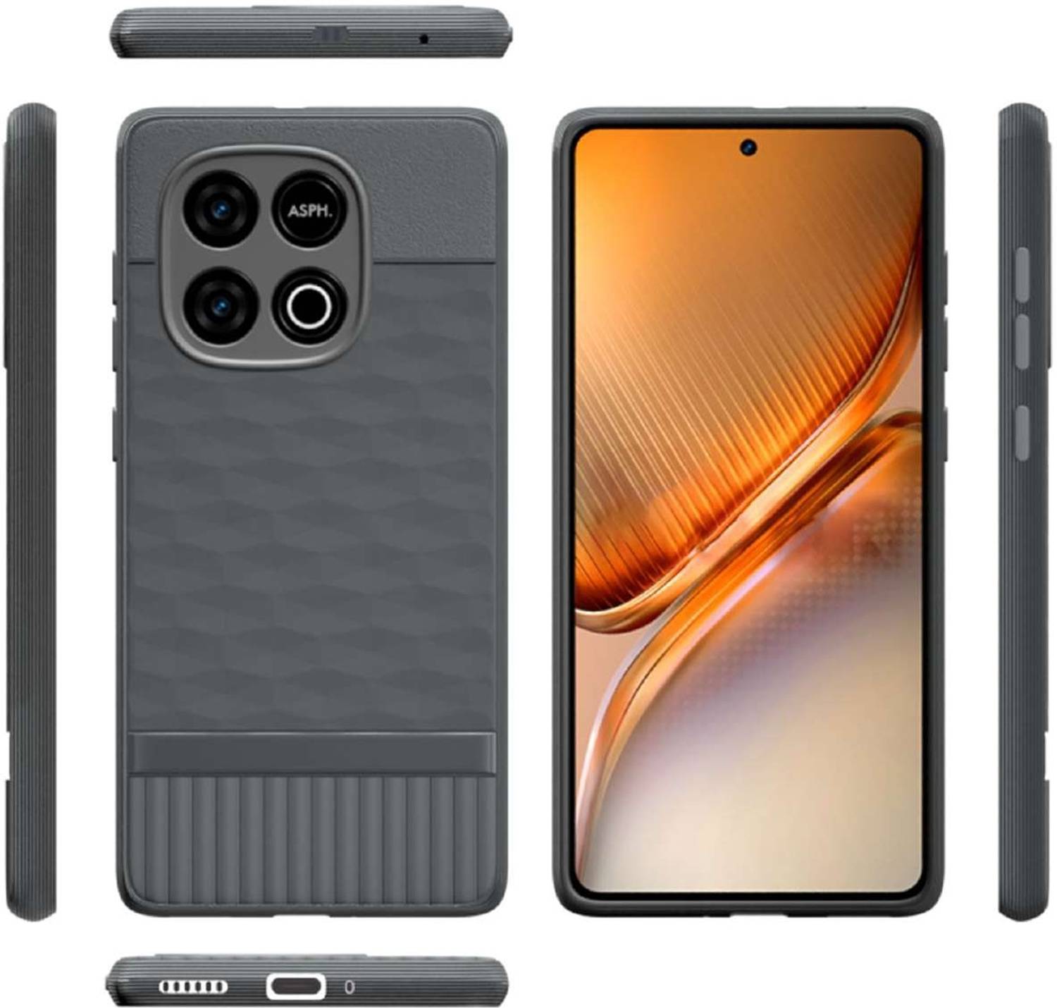 KartV Back Cover for IQOO Neo 10 Gray - Image 2