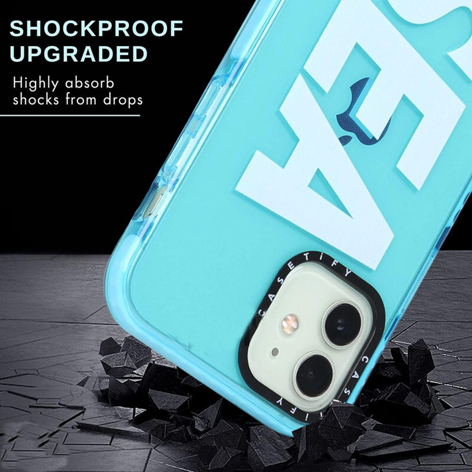 Image of AmericHome Back Cover for SEA Edition Translucent Case Iphone 12