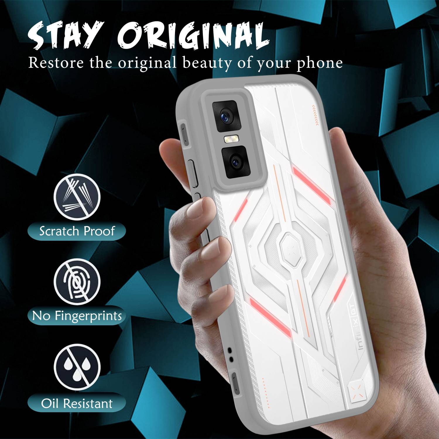 V-TAN Back Cover for Infinix GT 30 Pro - Image 2