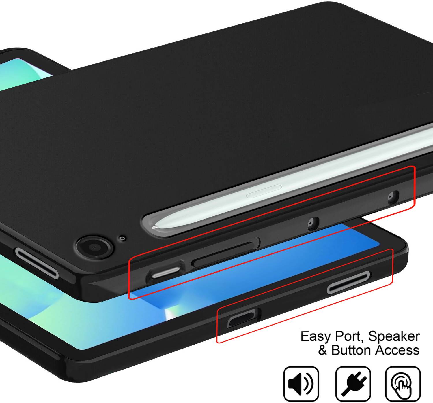 TGK Back Cover for Samsung Galaxy Tab S10 5G FE+ 13.1 inch Tablet