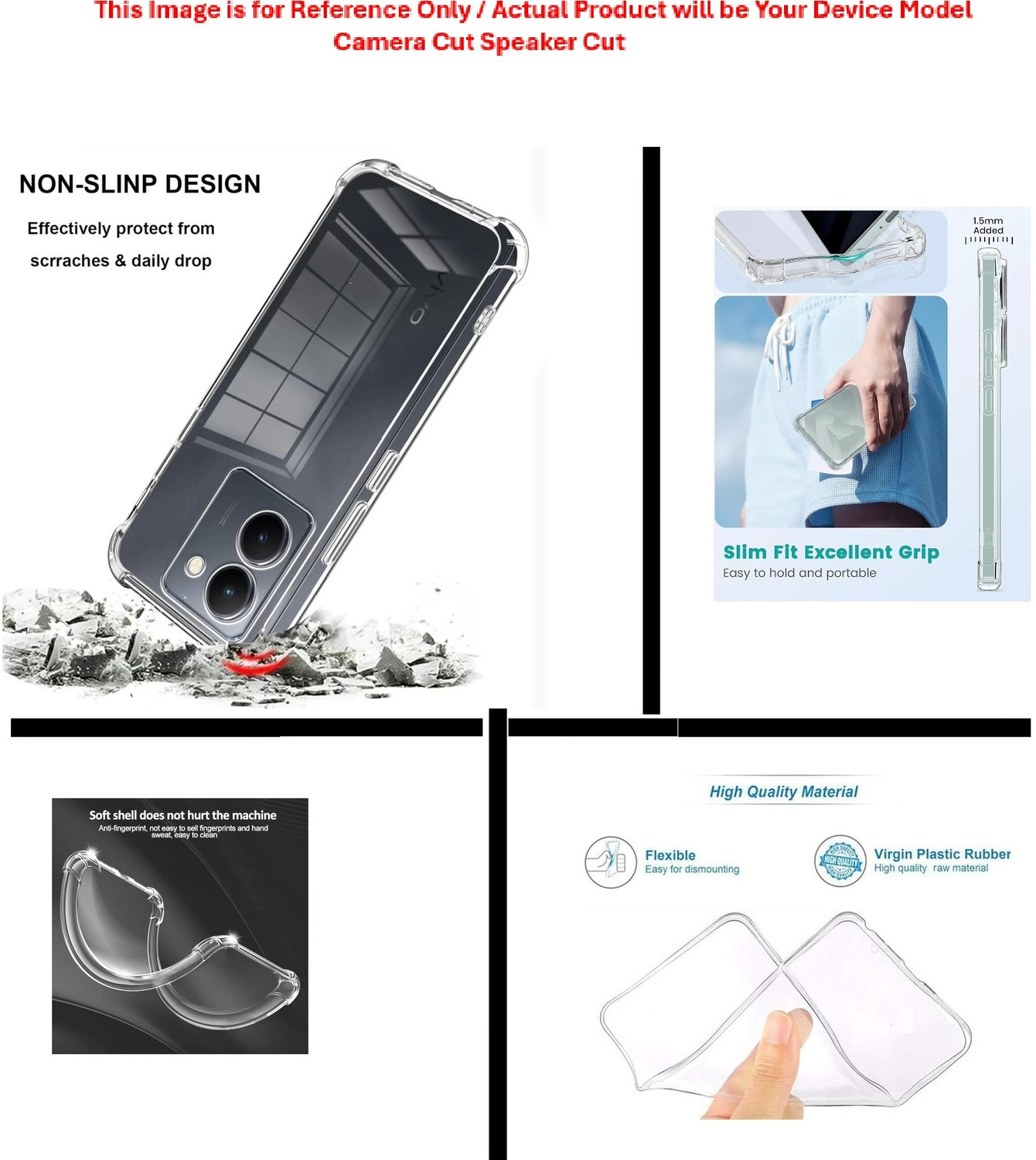 Image of Outlier Back Cover for vivo T4 5G