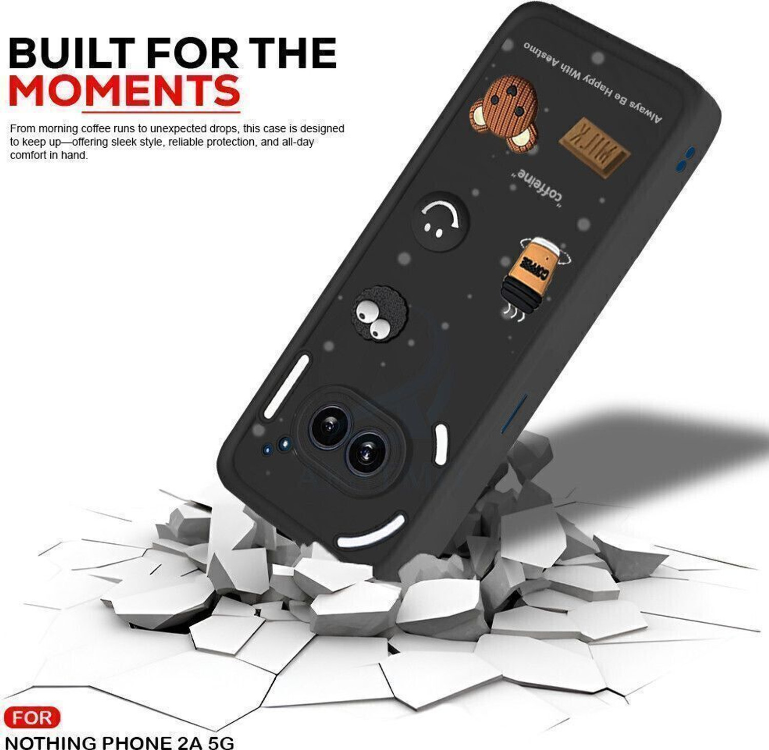 Image of AESTMO Back Cover for Nothing Phone (2a) 5G