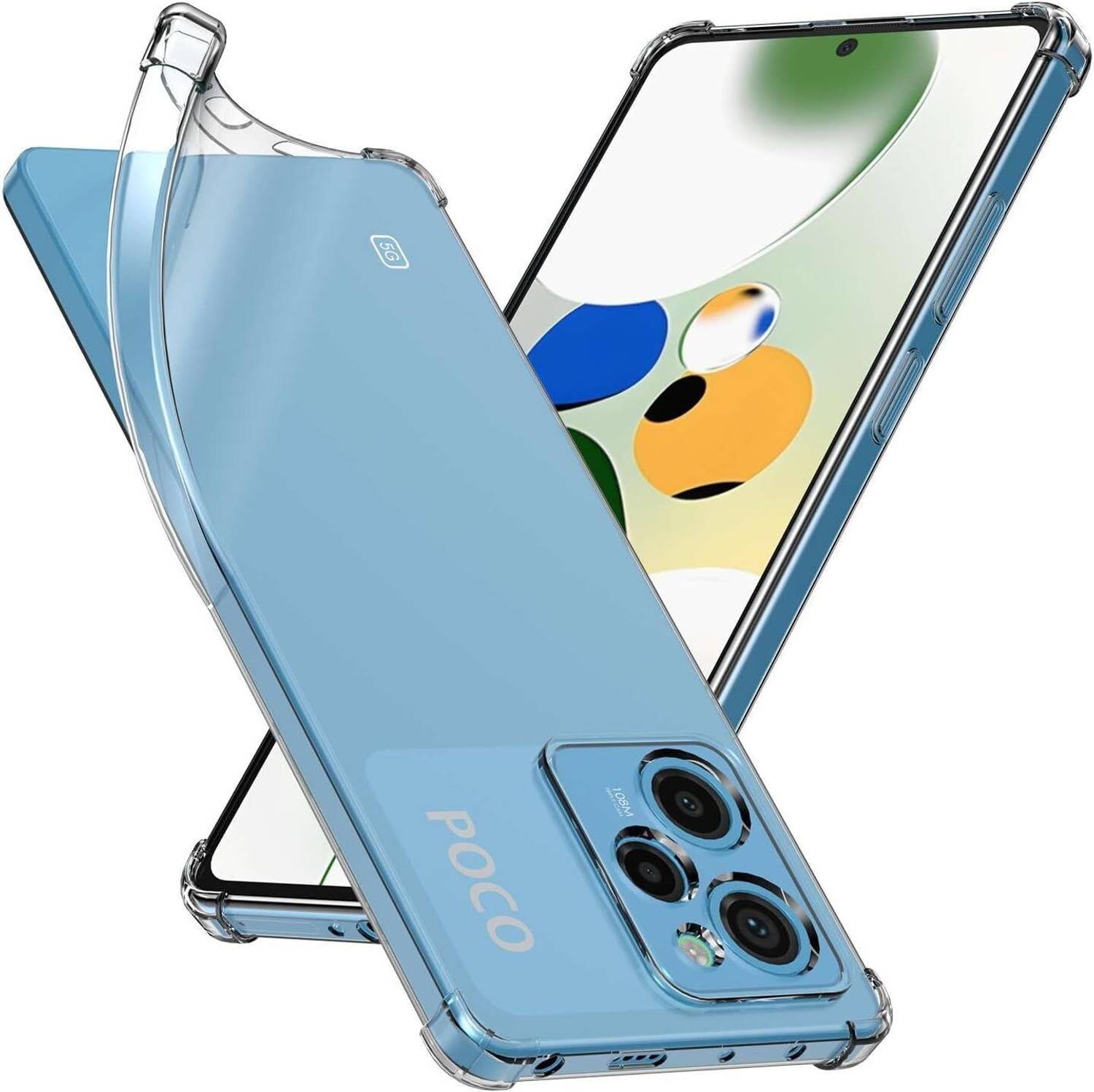 CLOVYR Back Cover for Poco X5 Pro 5G