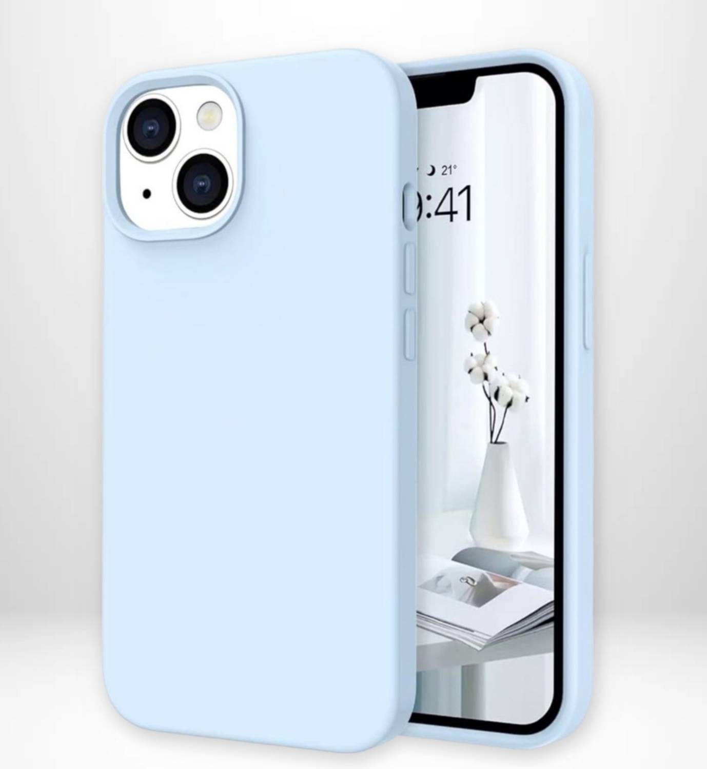 Shopvika iPhone 13/14 Soft-Touch Silicon Back Cover - Image 1
