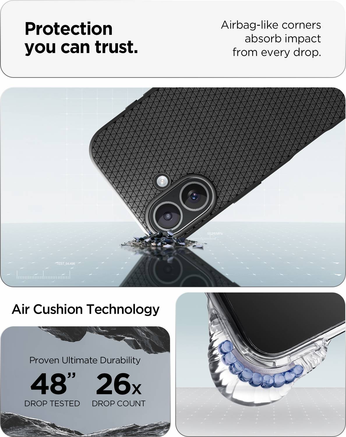 Spigen Liquid Air Back Cover for iPhone 17 - Image 5