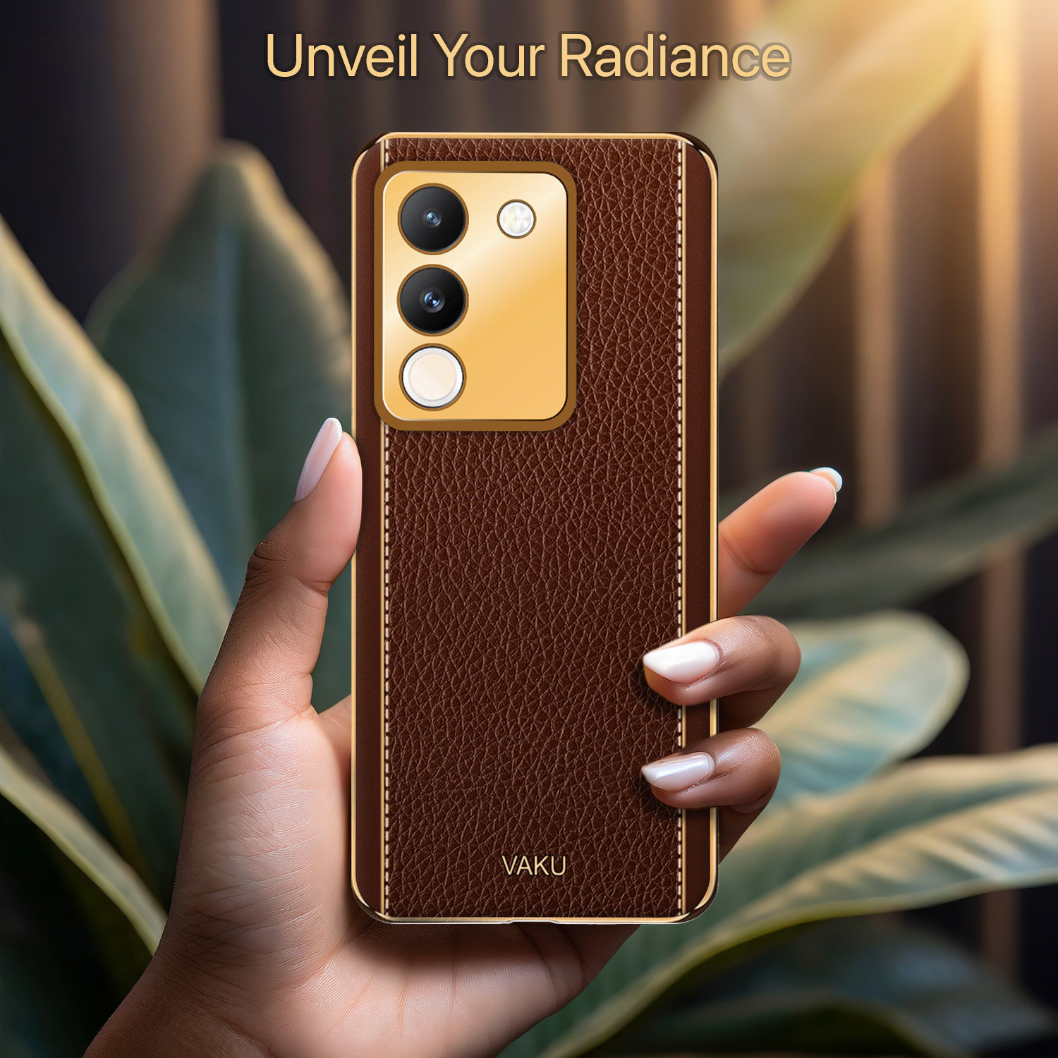 Image of Vaku Luxos Back Cover for Vivo 5G