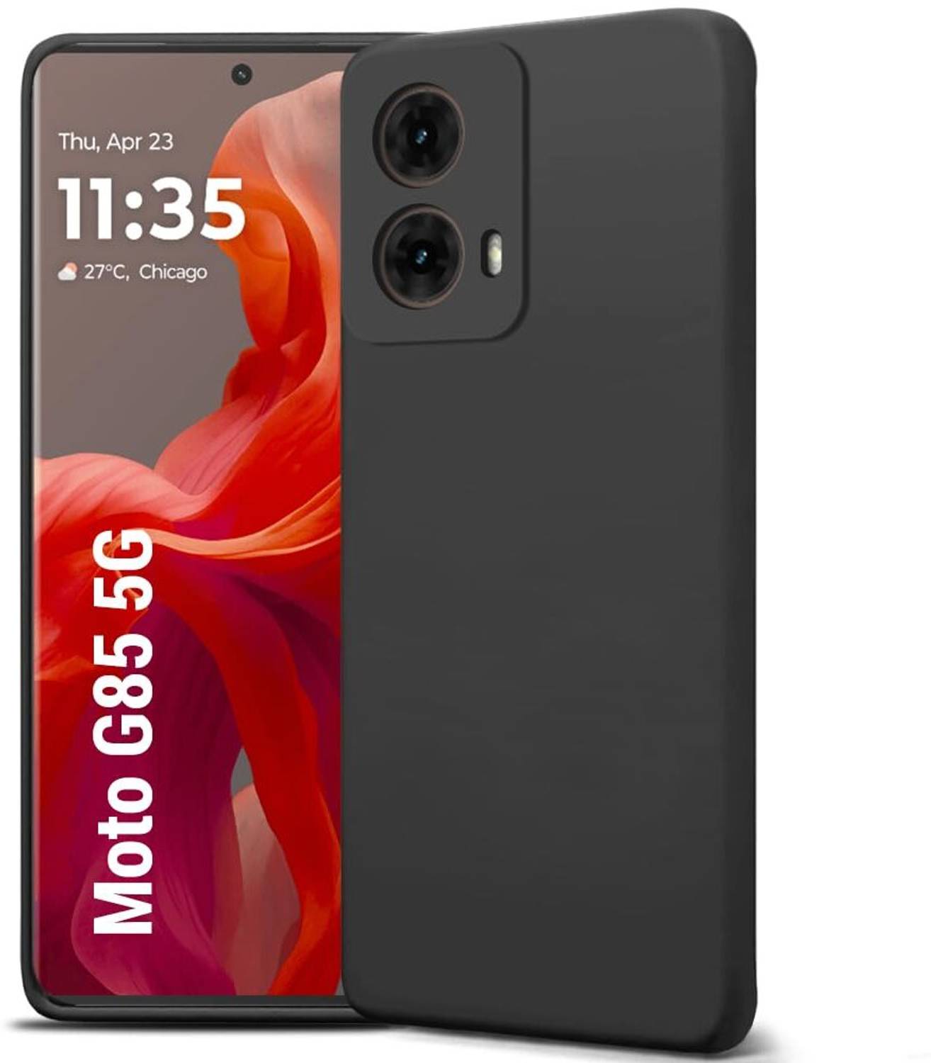 COVERBLACK Motorola G85 5G Rubber Back Cover - Image 2