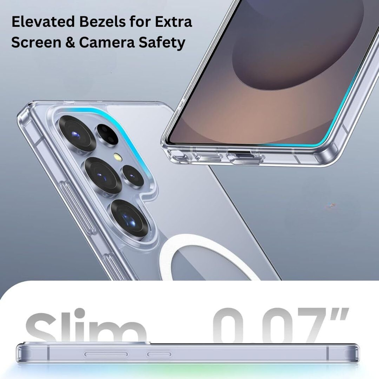 Image of Print maker Back Cover for Samsung Galaxy S25 Ultra (Transparent, Dual Protection, Pack of: 1)