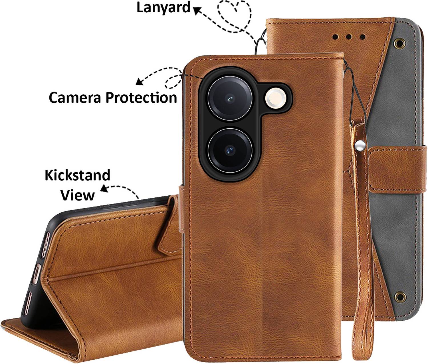 Autofocus Back Cover for Vivo V60e 5G