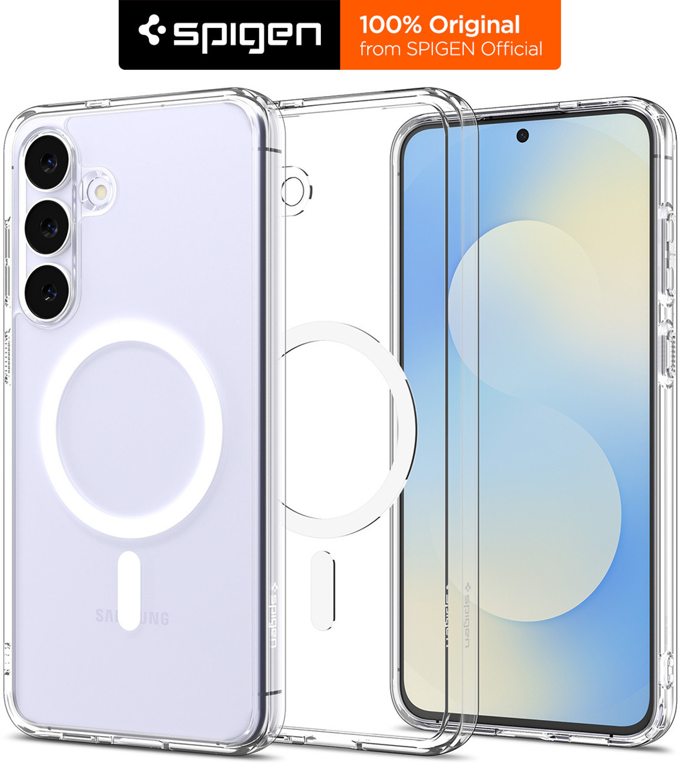 Image of Spigen Ultra Hybrid MagFit Back Cover for Samsung Galaxy S25 FE 5G