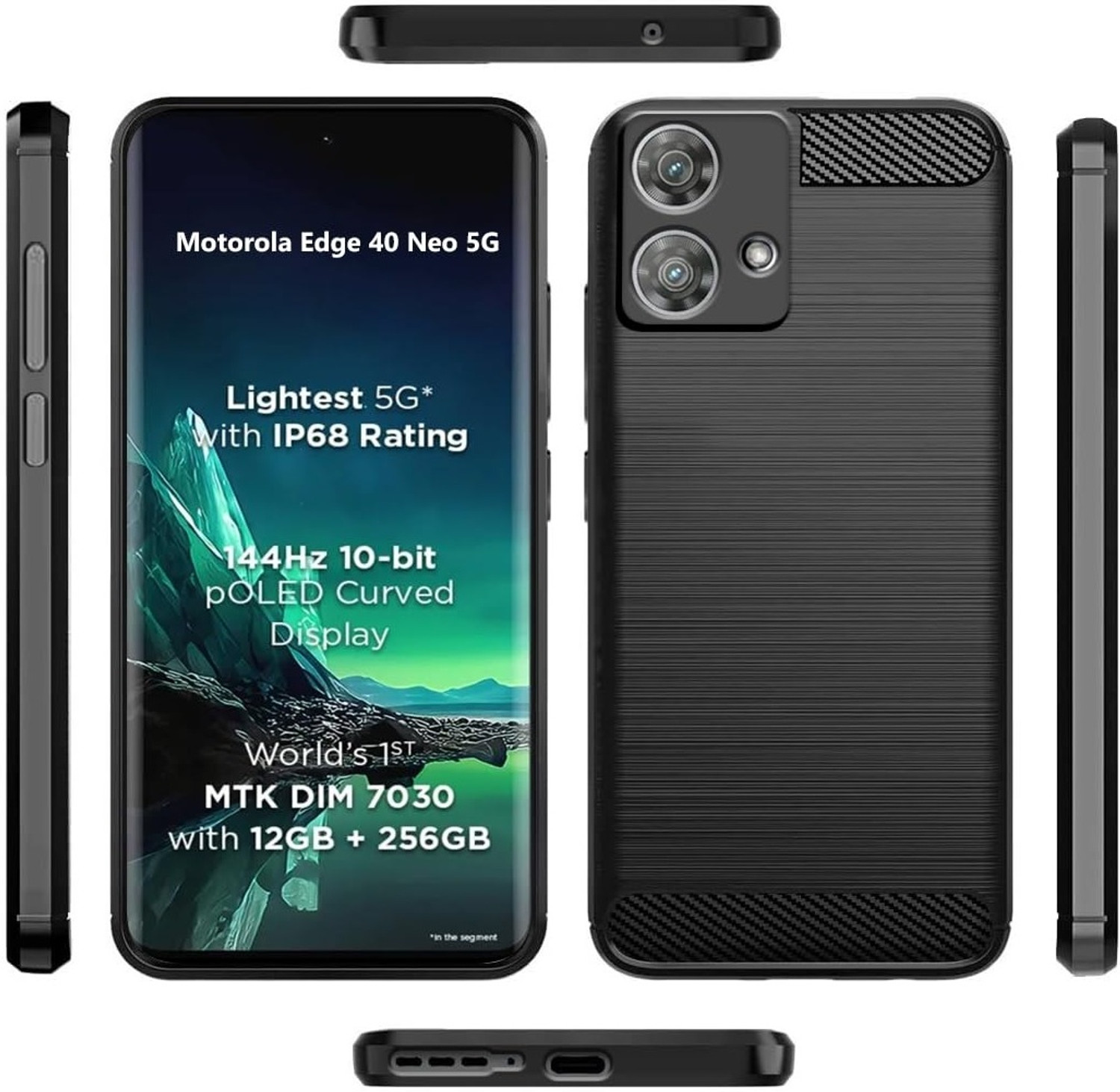 Image of Aaralhub Back Cover for MOTOROLA Edge 40 Neo, Moto Edge 40 Neo