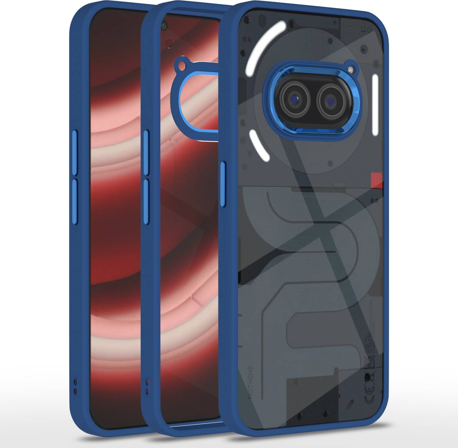 Pikkme Back Cover for Nothing Phone (2a) 5G Blue - Image 1