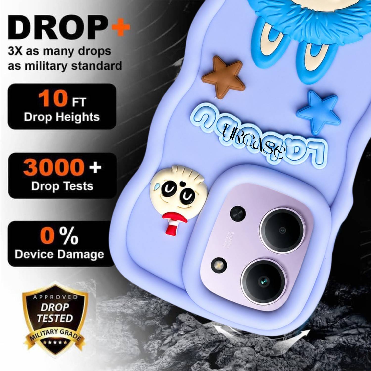 URCASE Back Cover for REDMI 15C 5G, POCO C85 Purple - Image 4