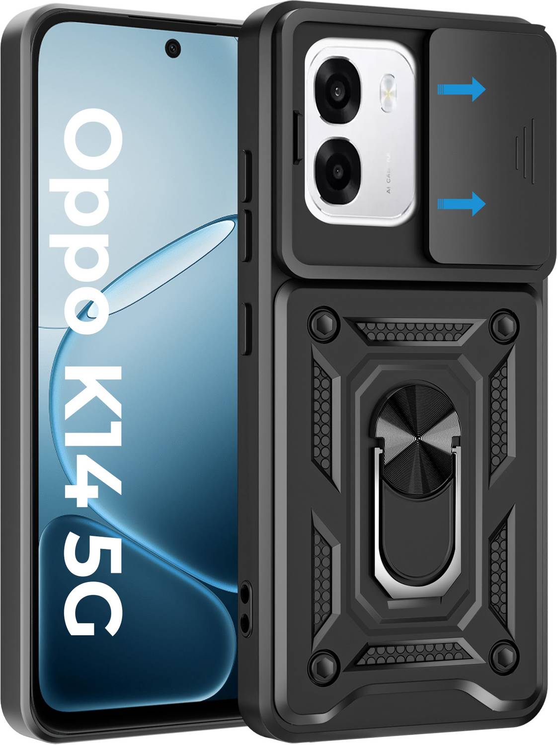 Artistque Back Cover for Oppo K14 5G Black