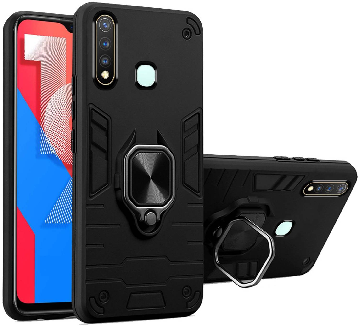 BOZTI Back Cover for Vivo Y19, Vivo U20