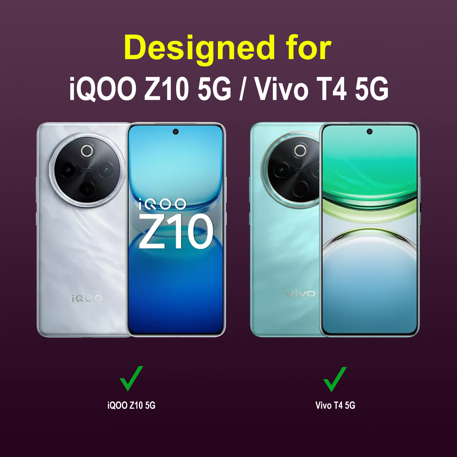 Image of Zapcase Back Cover for iQOO Z10 5G