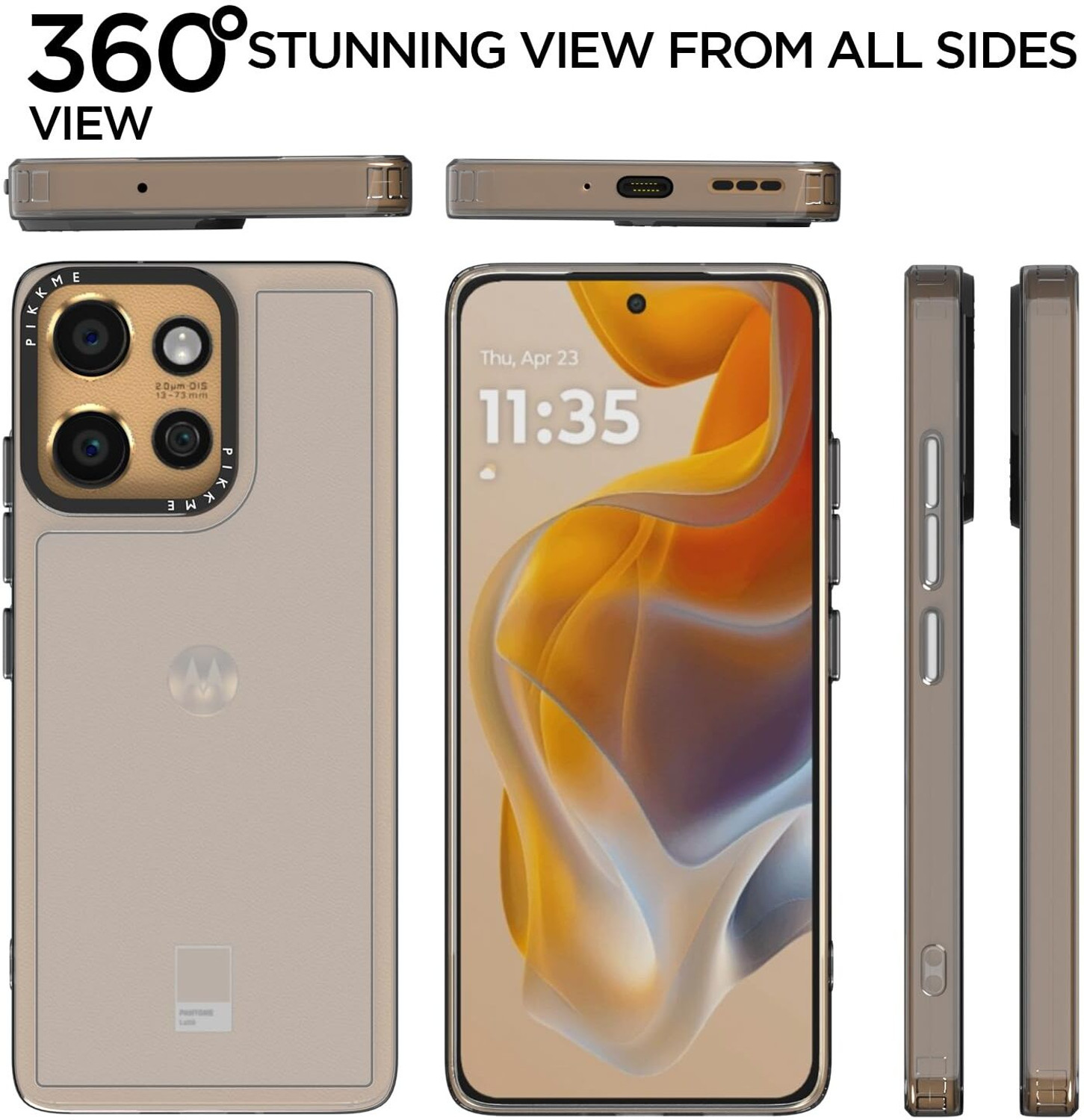 Image of Pikkme Back Cover for Moto Edge 50 Neo 5G