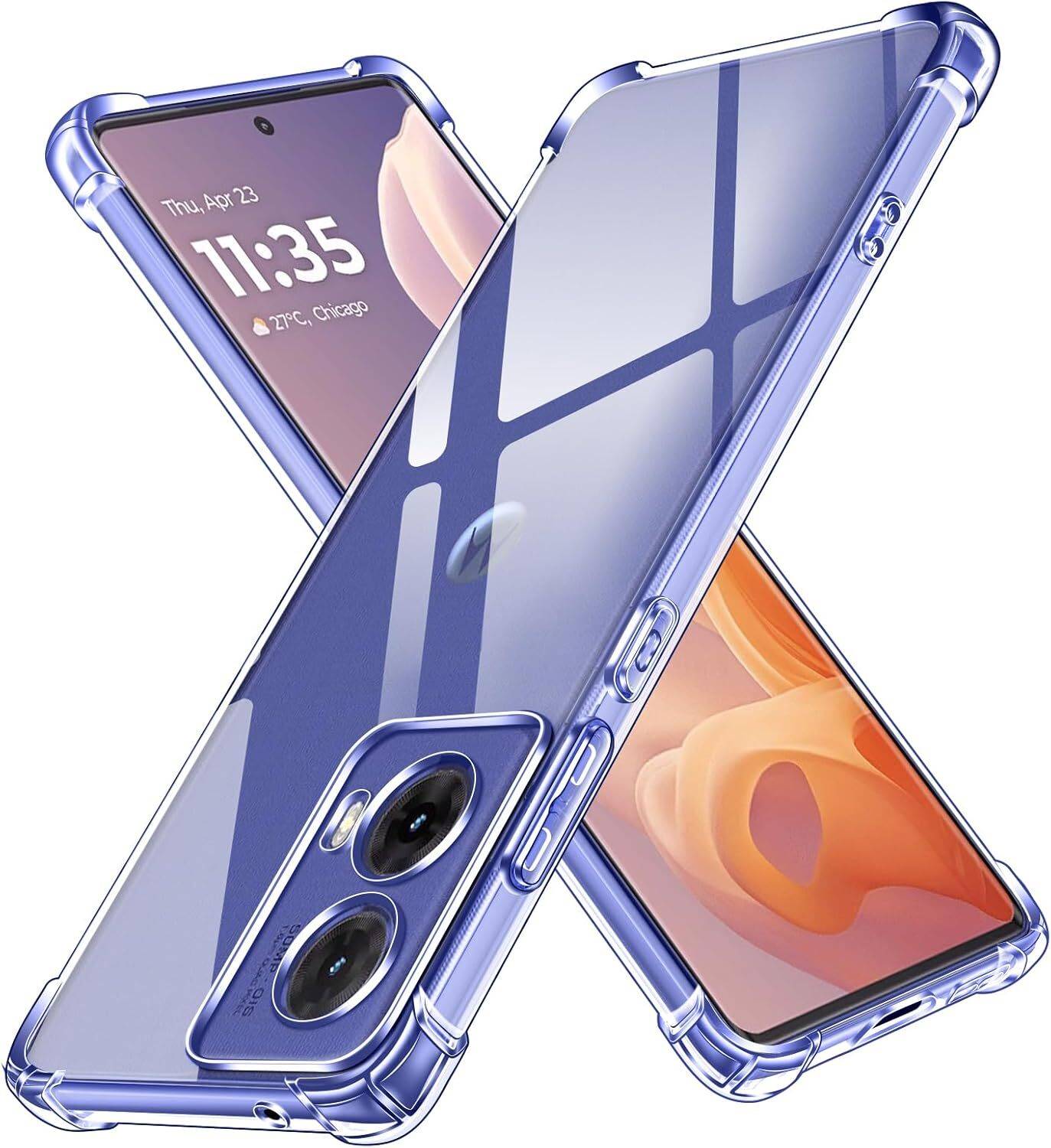 COVERLINE Back Cover for Motorola Moto G96 5G