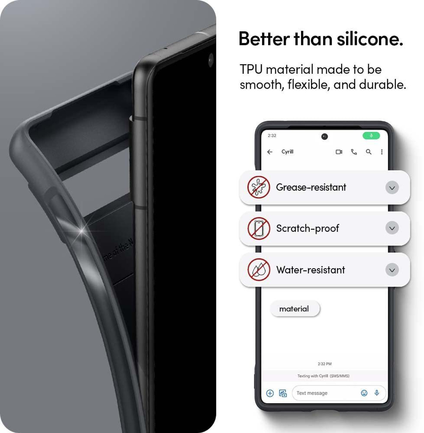 Image of CYRILL Stone Back Cover for Google Pixel 7 Case 5G (2022)