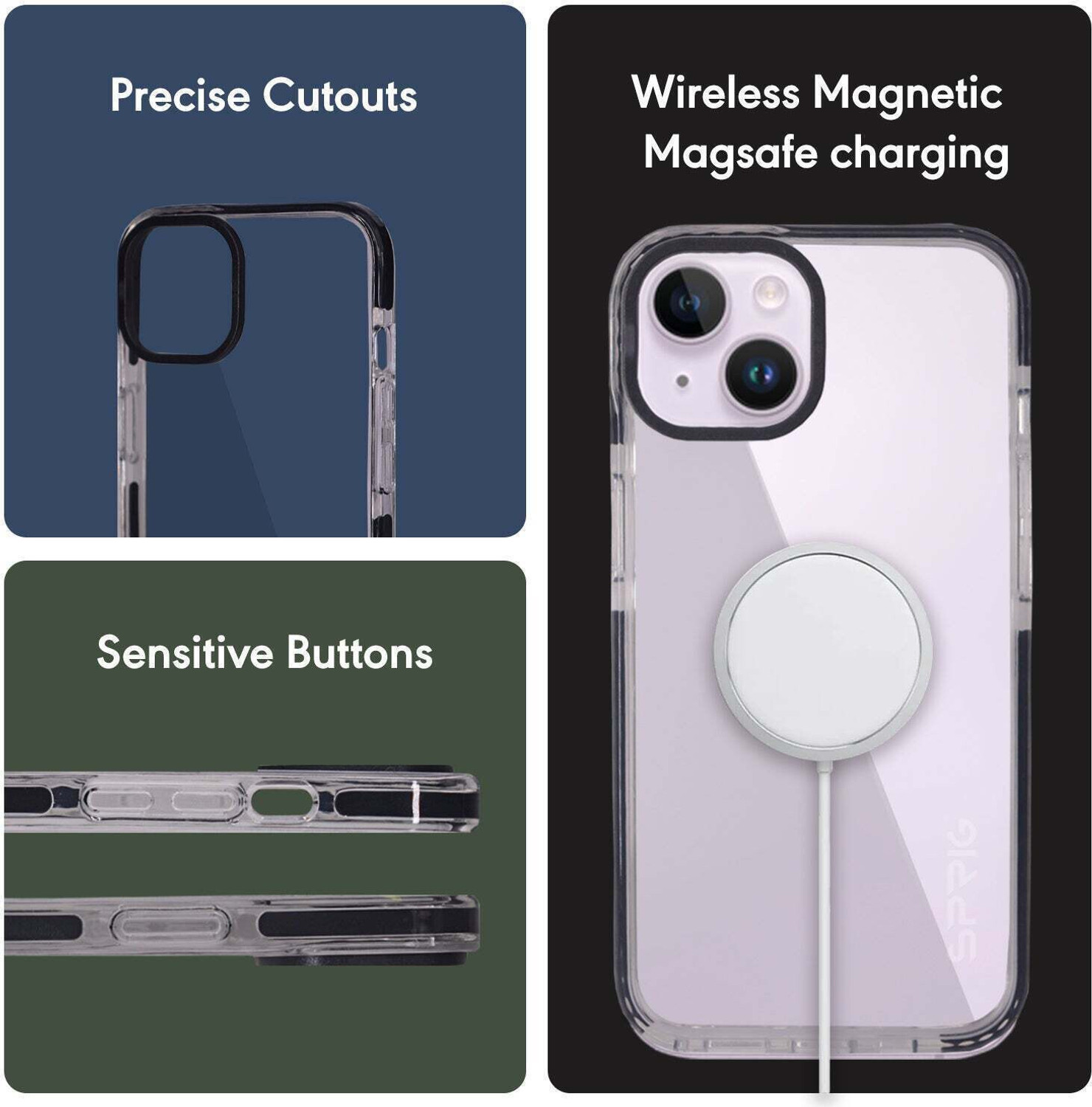 Image of Sprig Back Cover for Apple iPhone 13, Apple iPhone 13, Apple iPhone 13