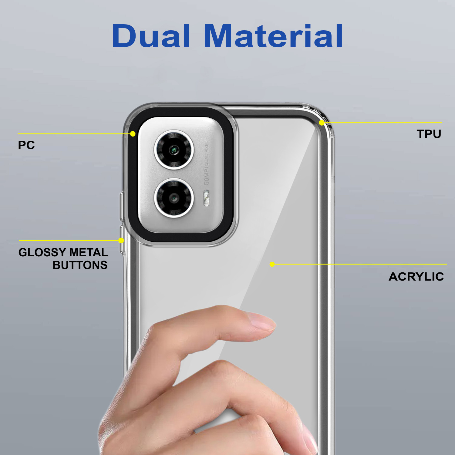 Image of GLOBAL NOMAD Back Cover for MOTOROLA g45 5G
