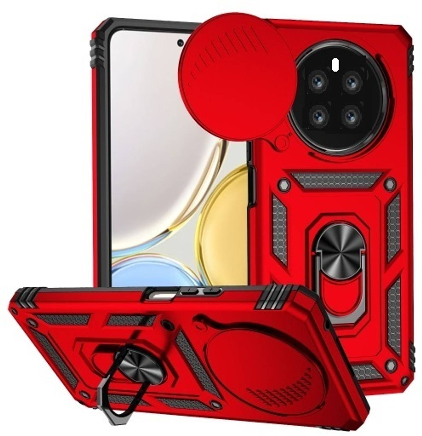 KrKis Back Cover for Realme P1 Pro 5G Red - Image 1