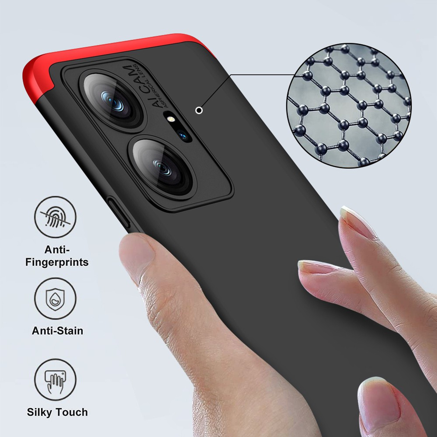 Image of SoulBuy Back Cover for Vivo T1 44W 4G