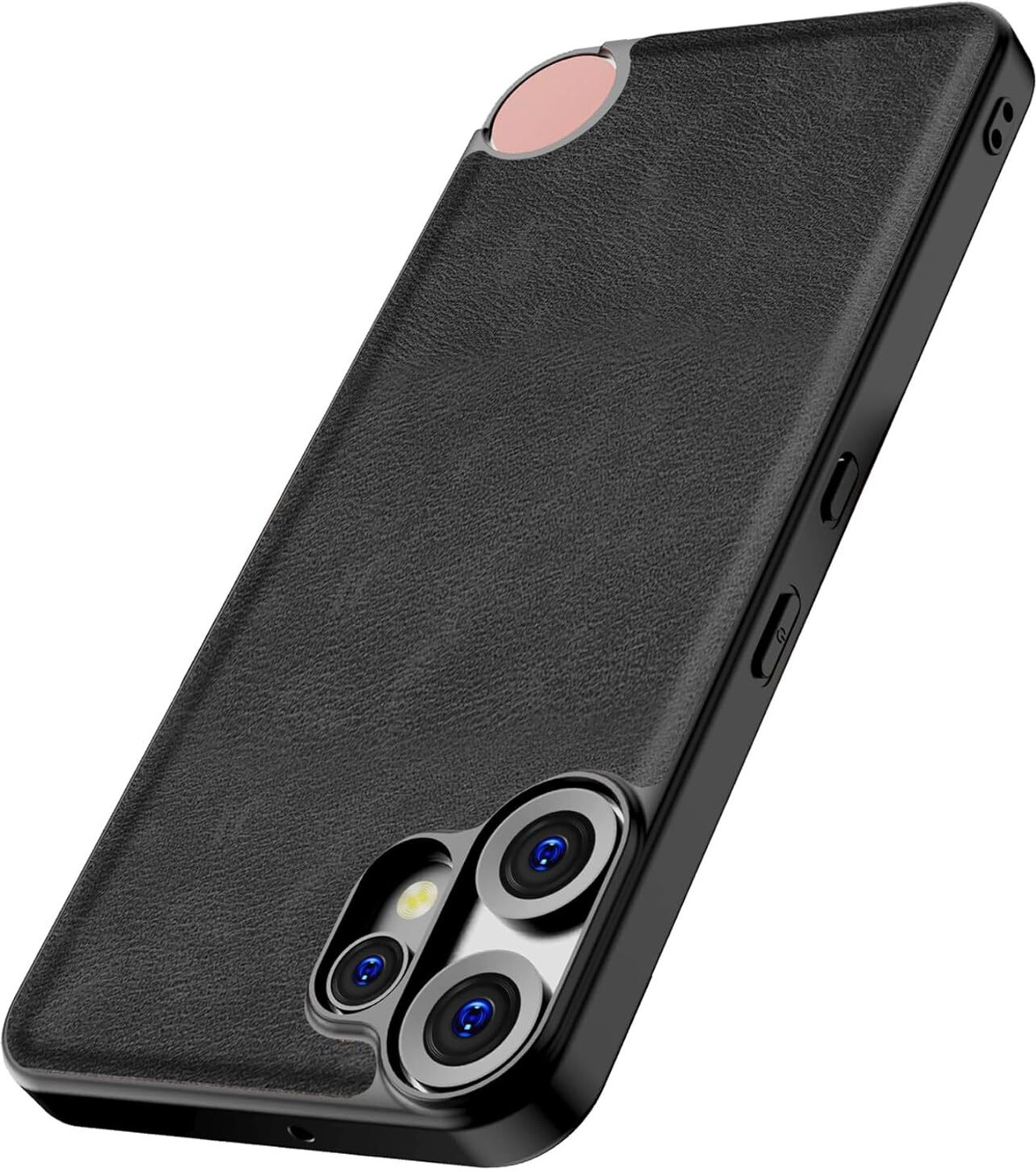 Image of Hoccroxx Back Cover for CMF Phone 2 Pro, Faux Leather, Slim Shockproof Camera Protection Bumper Case