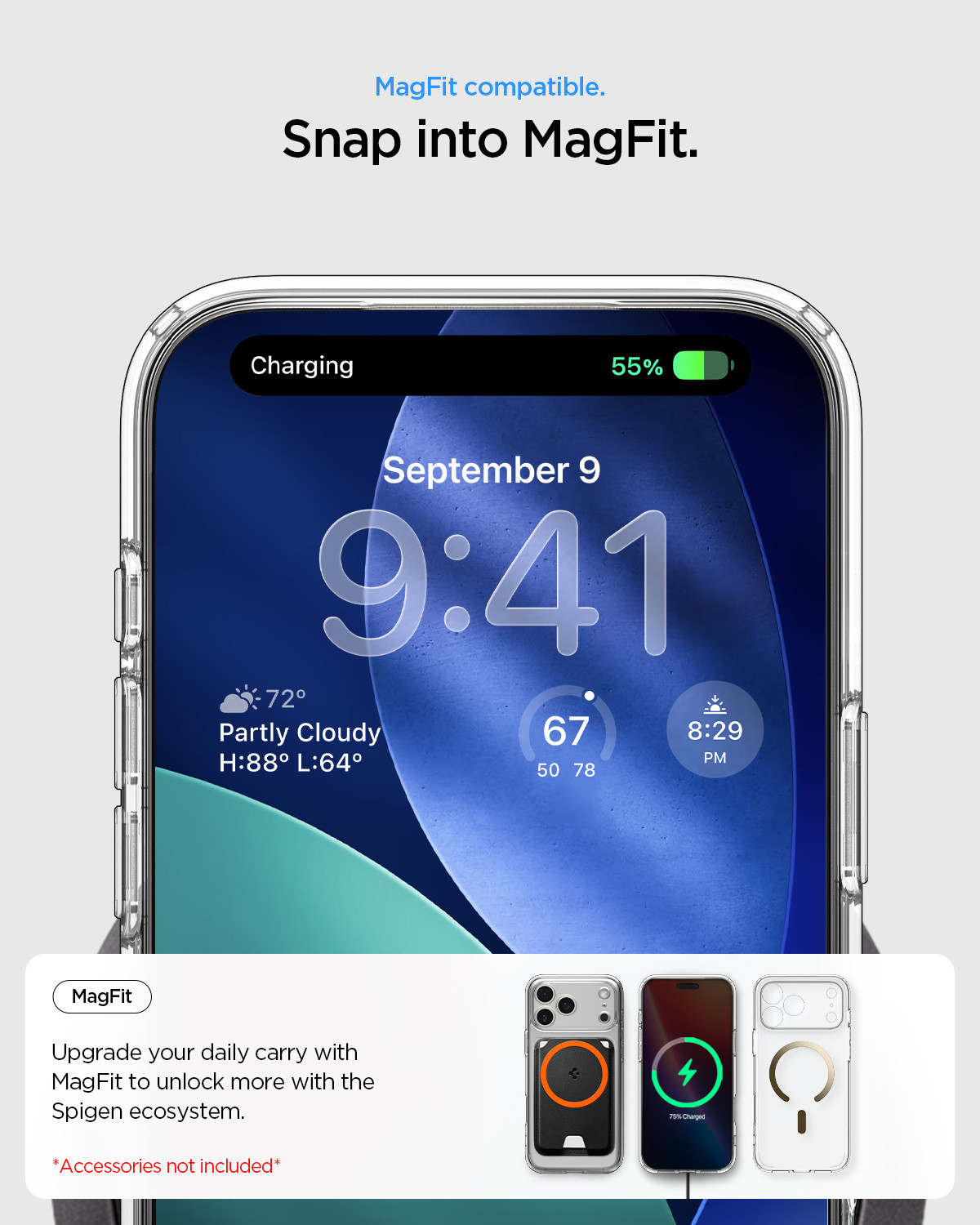 Image of Spigen Ultra Hybrid MagFit Back Cover for iPhone 17 Pro Max