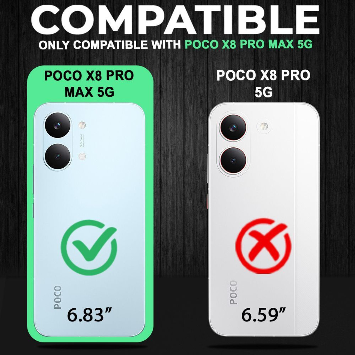 Image of AESTMO Back Cover for Poco X8 Pro Max 5G