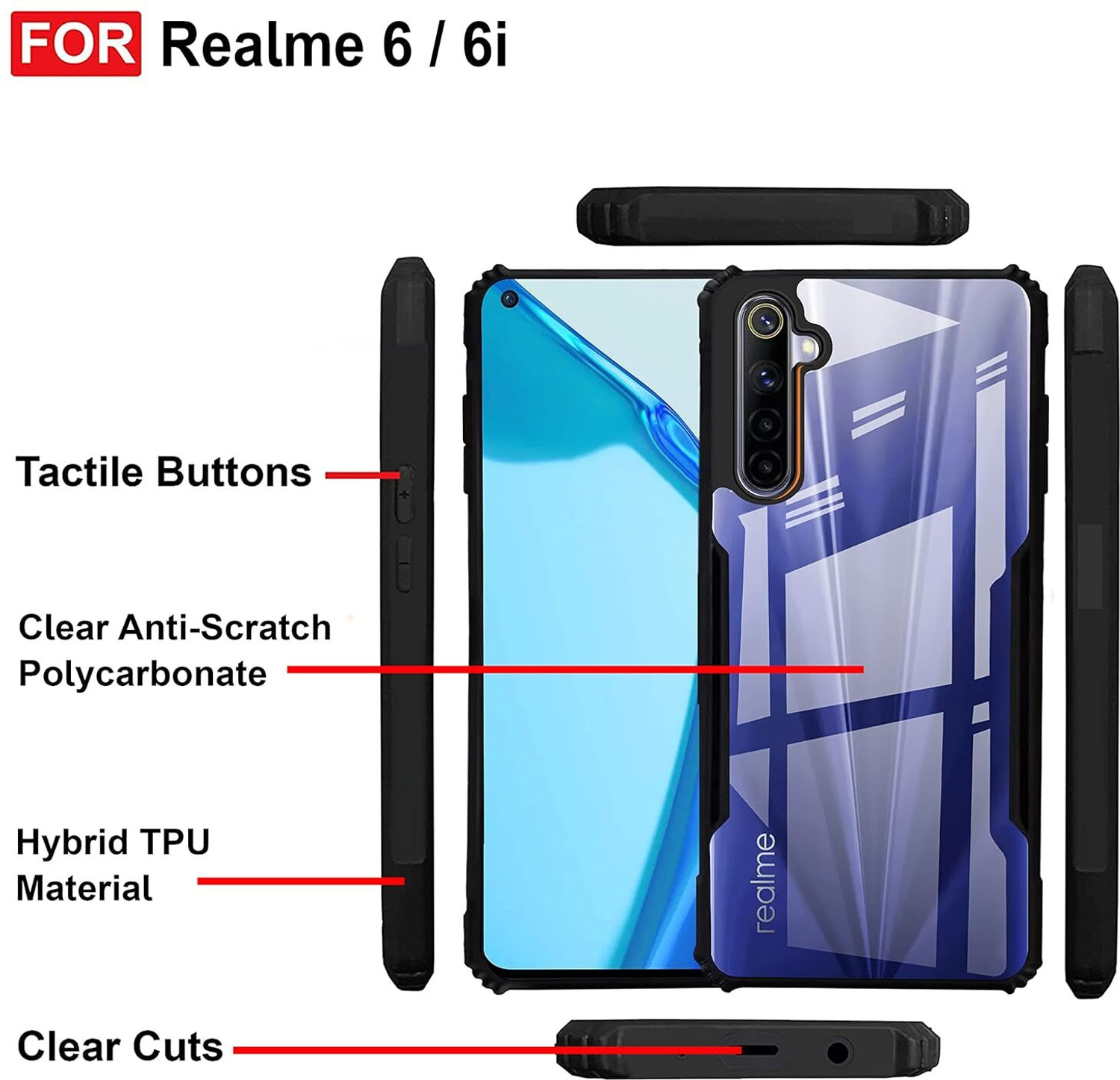Image of Angel Store Back Cover for Realme 6