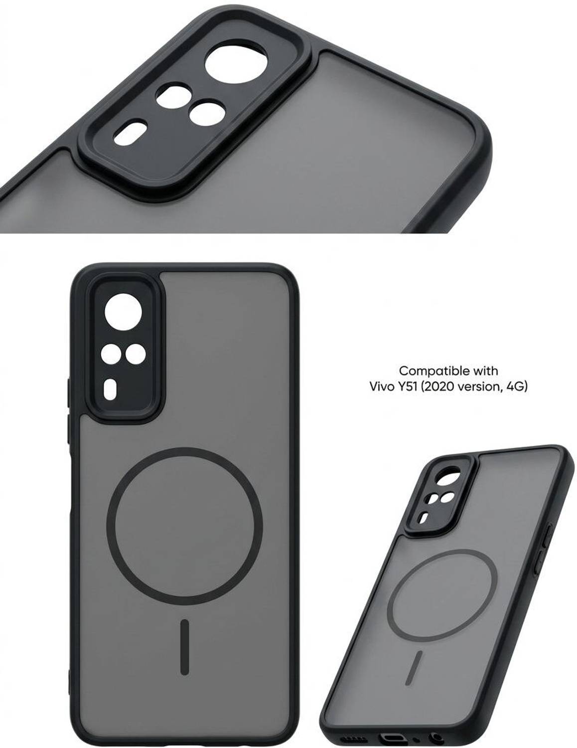 AREnterprise Back Cover for Vivo Y51 Black - Image 2