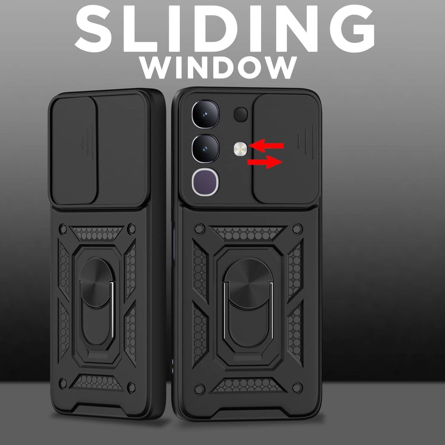 Doubledicestore Back Cover for vivo T4x 5G Black - Image 2