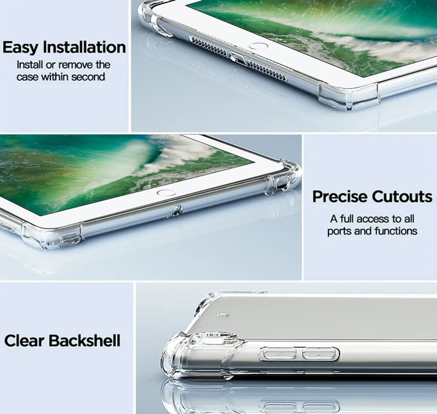 Image of TGK Back Cover for Apple iPad (6th Gen) 9.7 inch