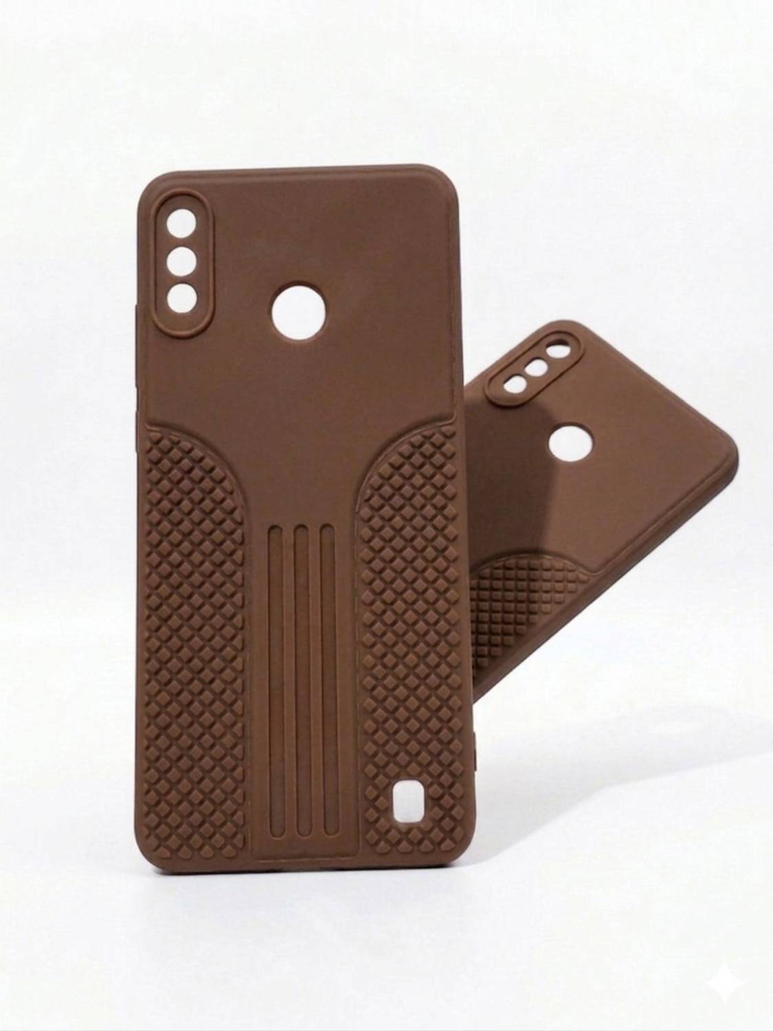 FOUR U COVER Back Cover for LAVA Z3/X2 (Brown) - Image 3