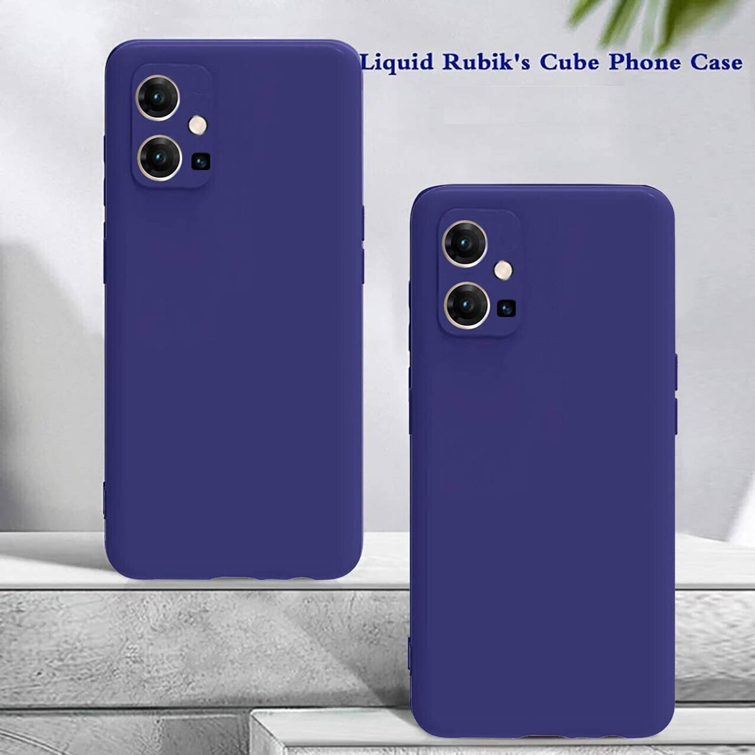 Micvir Back Cover for Vivo T1 5G Blue - Image 3