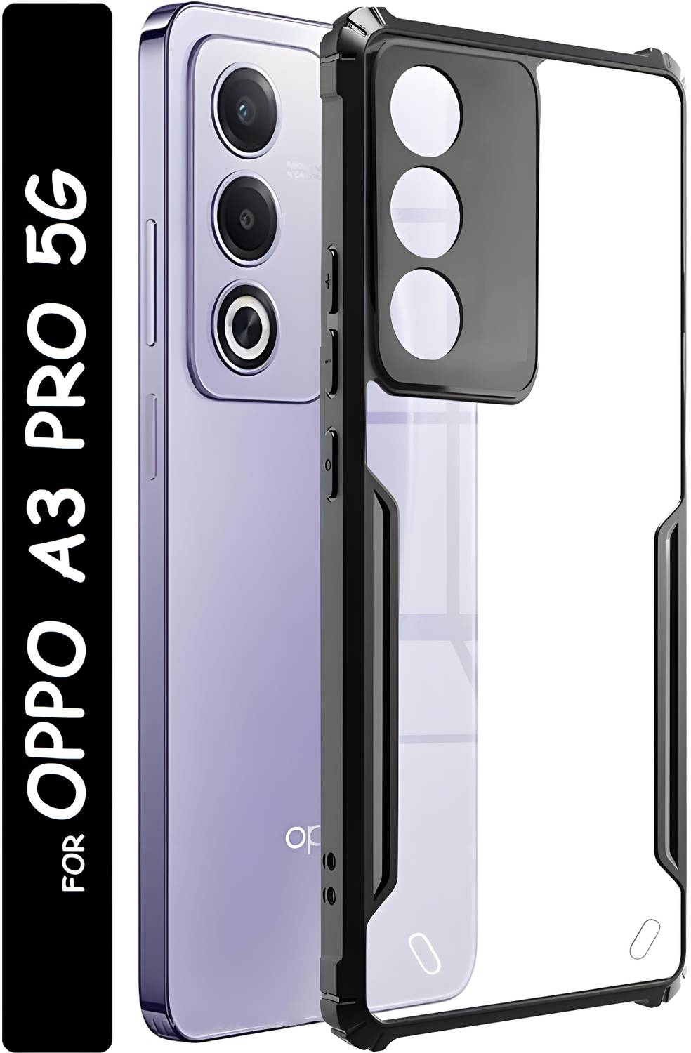 AFEKSO Back Cover for Oppo A3 Pro 5G