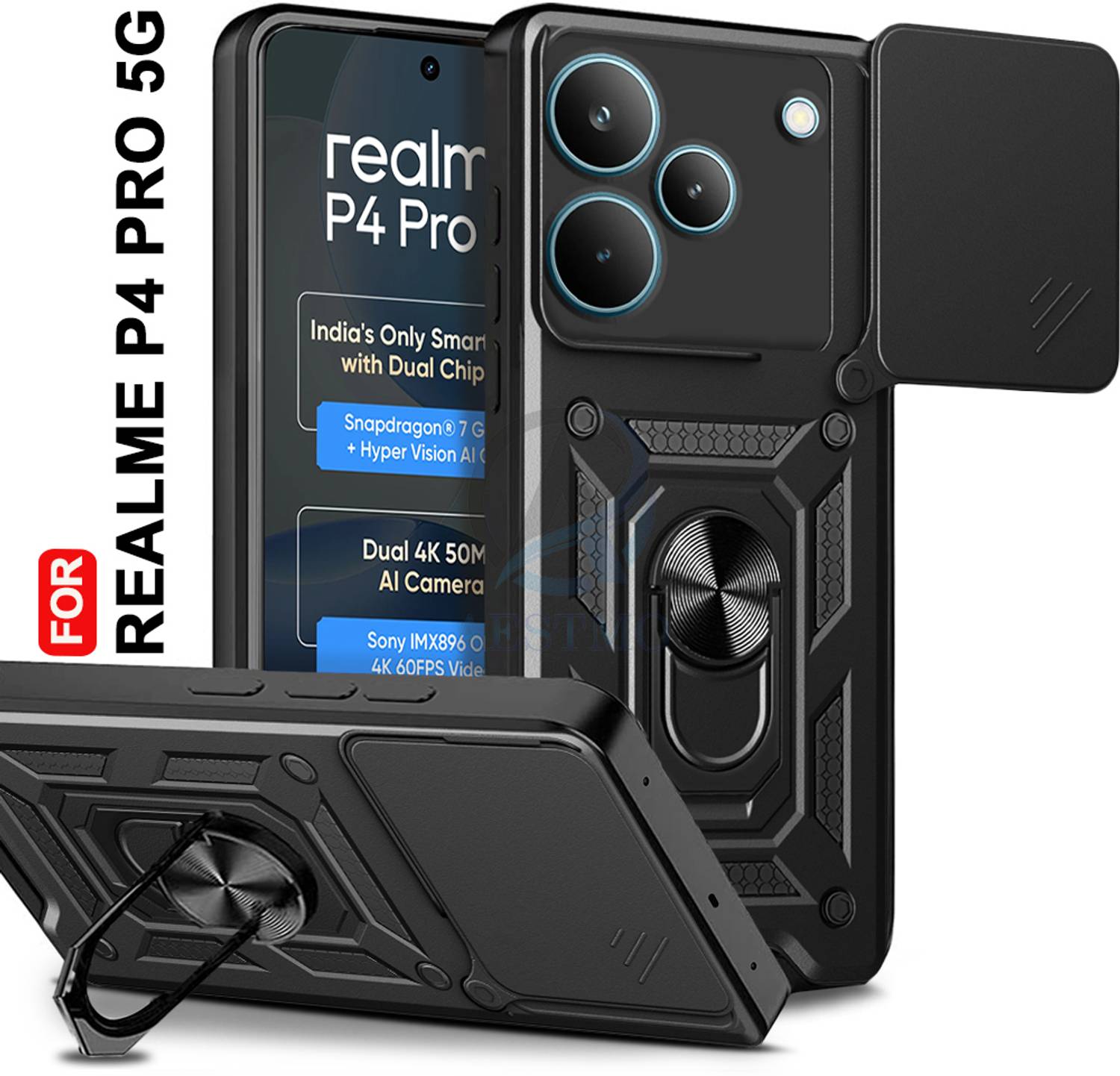 AESTMO Back Cover for Realme P4 Pro 5G