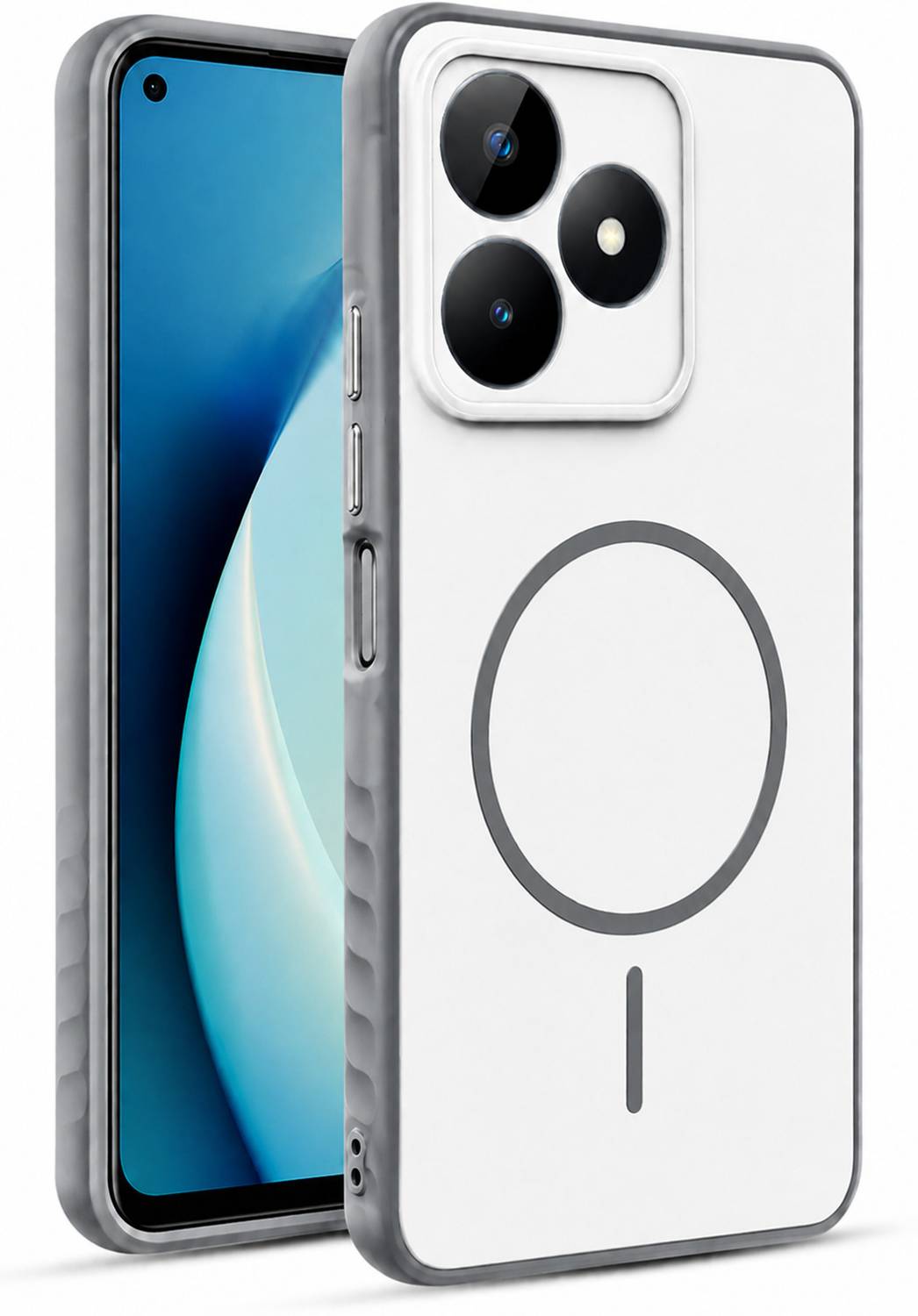 AuraX Back Cover for Realme Narzo N53 Gray - Image 1