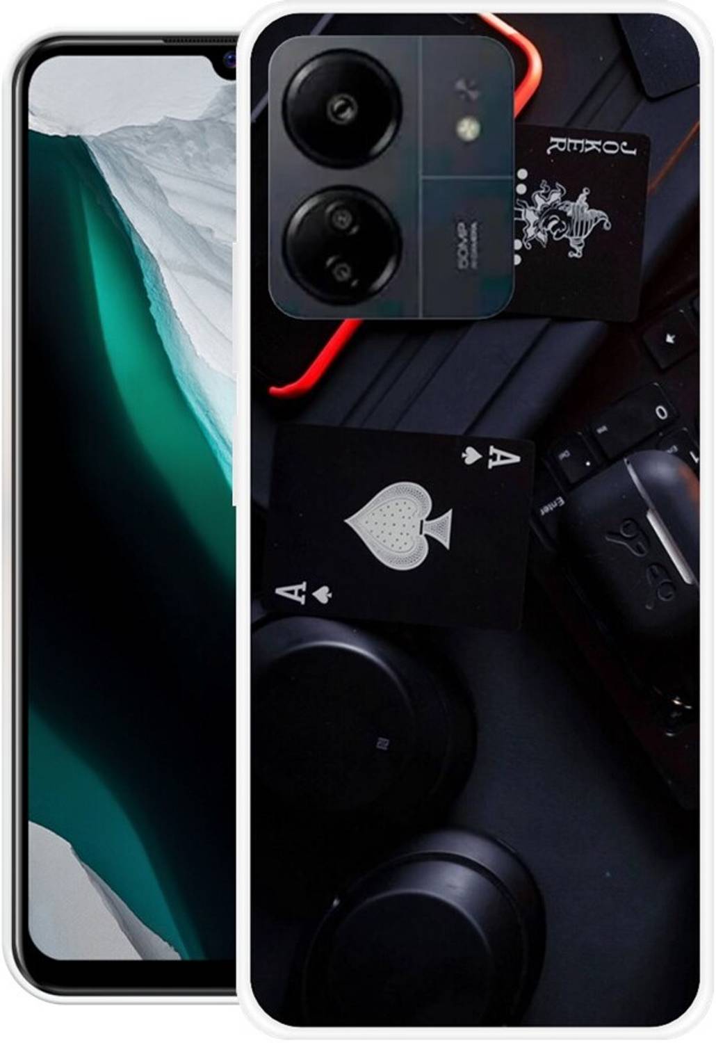 GRAFIQE Back Cover for REDMI 13C 5G MOBILE, LAPTOP, EARBUDS, HEADPHONE