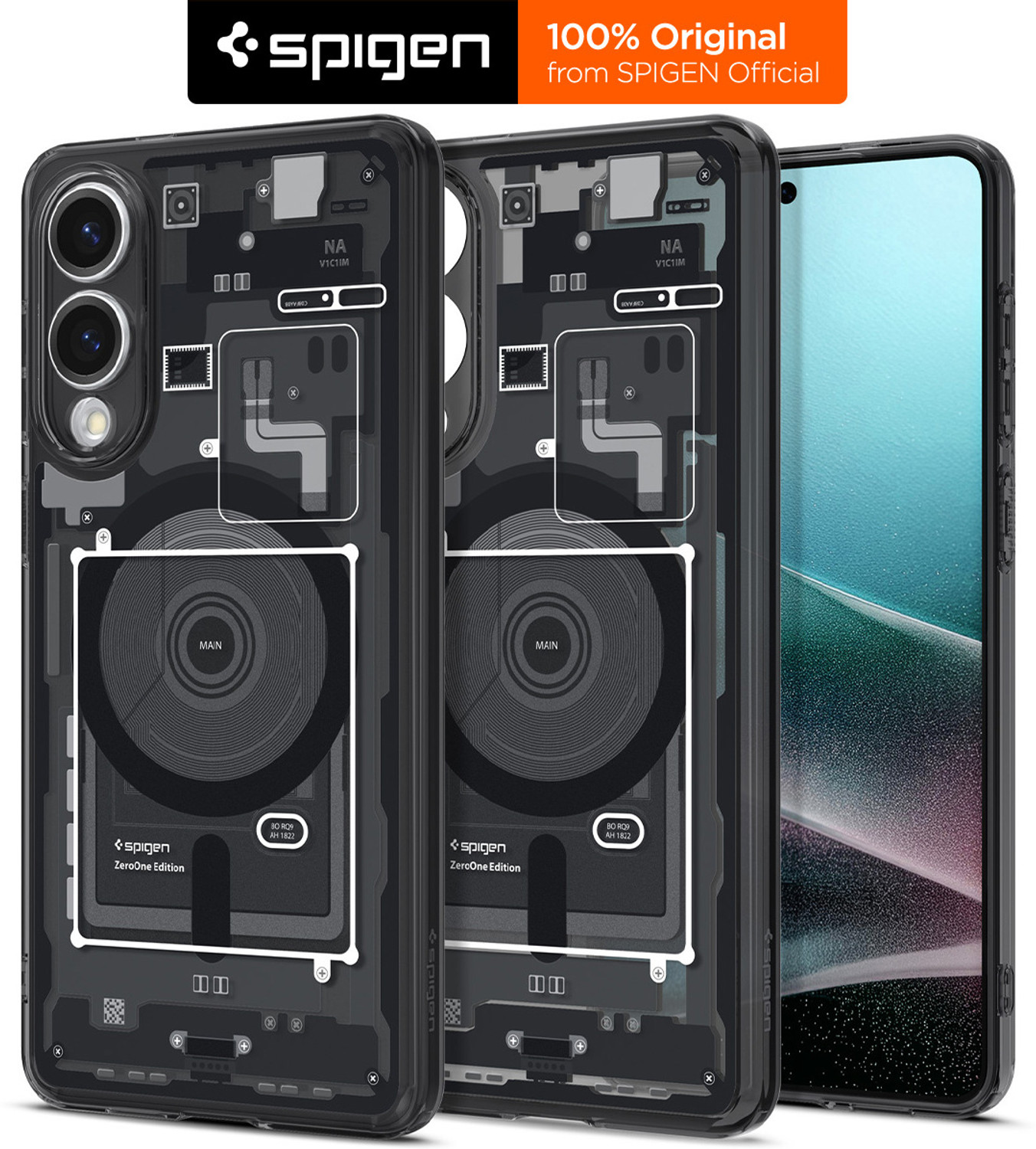 Image of Spigen Ultra Hybrid MagFit Back Cover for Samsung Galaxy S25 Edge