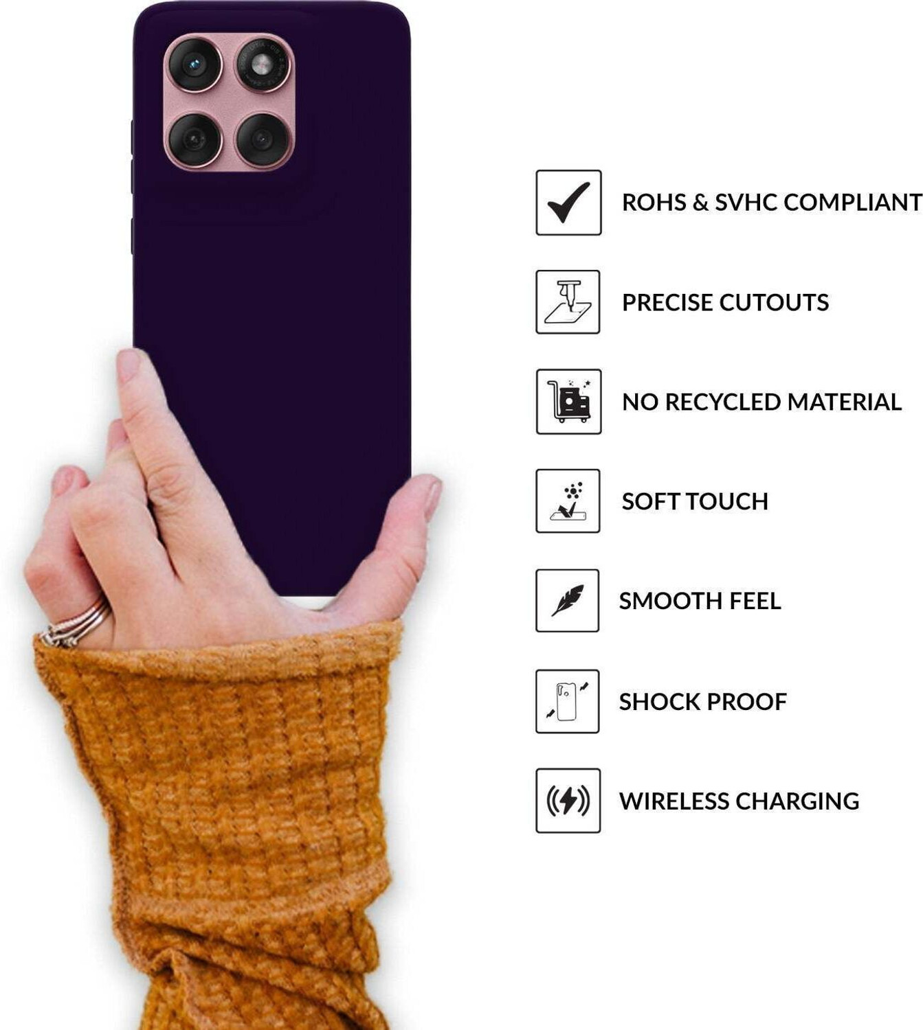 Image of Sprig Back Cover for MOTOROLA Edge 60 Fusion 5G, MOTOROLA Edge 60 Fusion 5G, edge 60 Fusion 5G