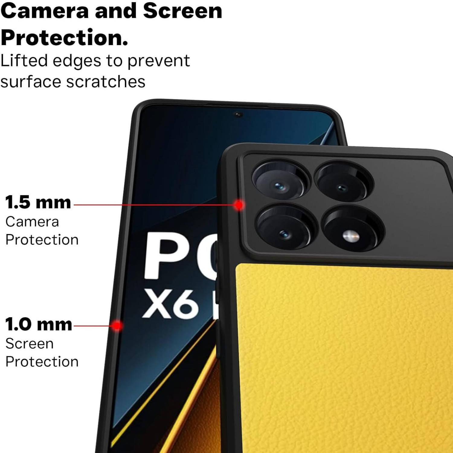 Image of RIGGEAR Back Cover for Poco X6 Pro 5G