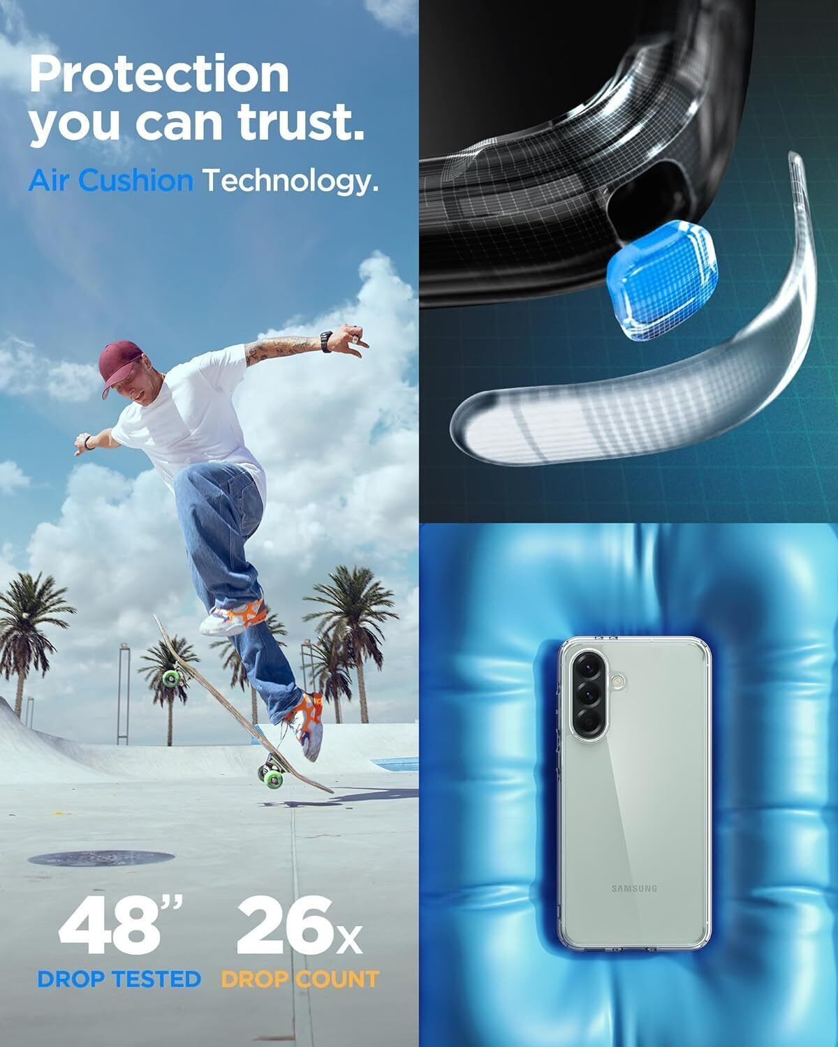 Image of Spigen Ultra Hybrid Back Cover for Samsung Galaxy A56 5G