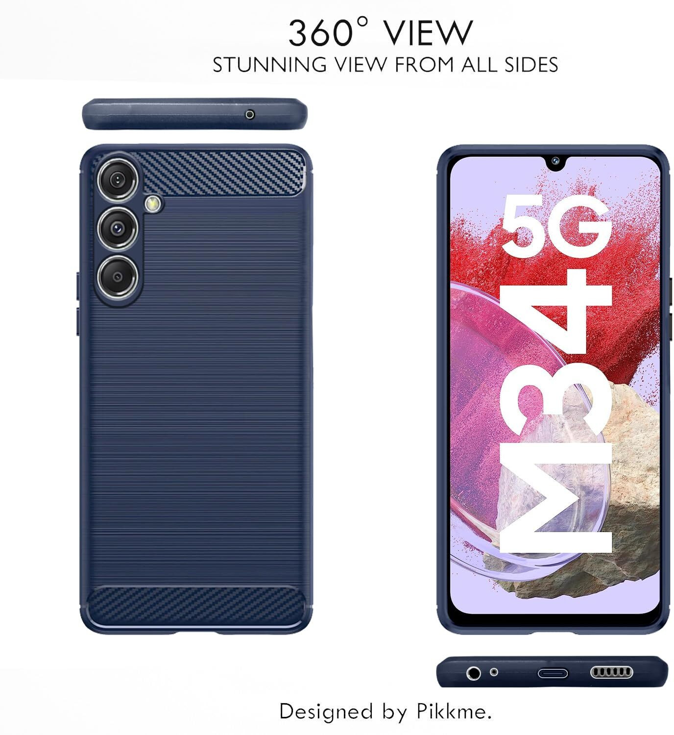 Image of Pikkme Back Cover for Samsung Galaxy M34 5G, F34 5G