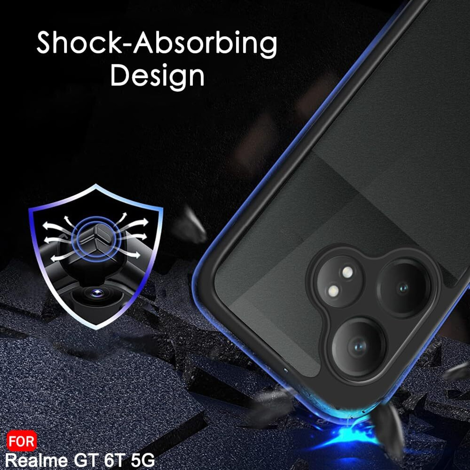 Image of Micvir Back Cover for Realme GT 6T 5G