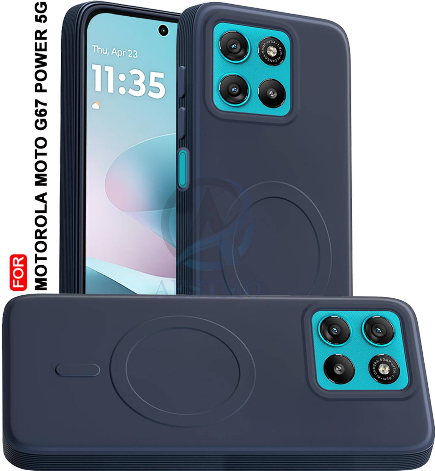 AESTMO Back Cover for Motorola Moto G67 Power 5G