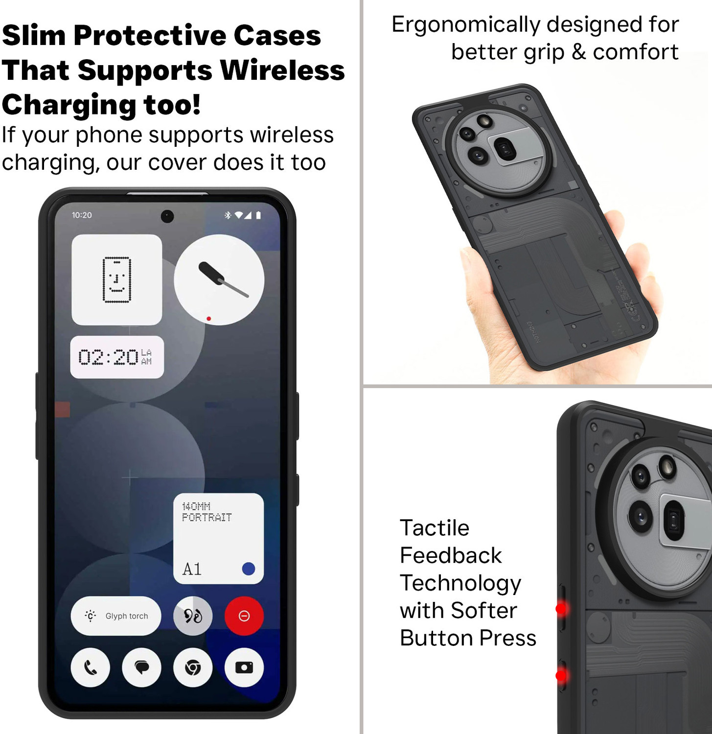 Image of RIGGEAR Back Cover for Nothing Phone (3a) Pro (Matte)